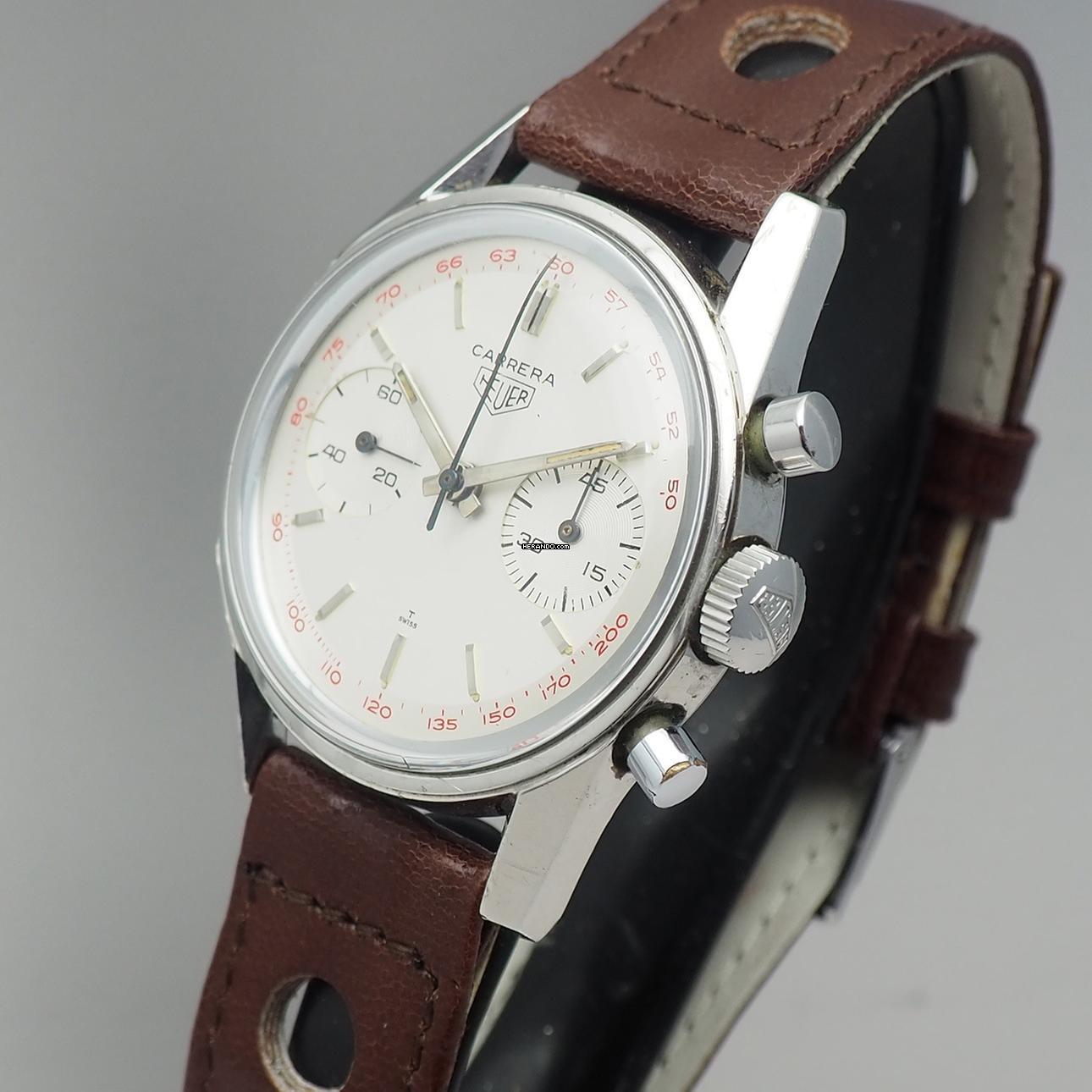 Thumbnail von Heuer Carrera 3647T Chronograph Vintage 2-Register