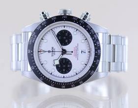 Thumbnail von Tudor Black Bay Chrono Panda Chrono white MT5813 41mm B+P Diver Stahlband Top