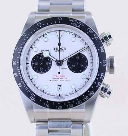  Tudor Black Bay Chrono Panda Chrono white MT5813 41mm B+P Diver Stahlband Top 