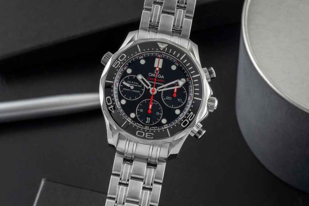  Omega Seamaster Diver 300 M Chronograph Stahl Automatik Ref. 212.30.42.50.01.001 B&P 