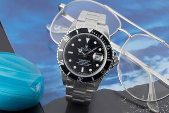 Thumbnail von Rolex Submariner Date 1000ft Oyster Edelstahl Automatik Ref. 16610T D-Serie