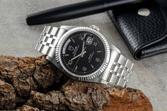 Thumbnail von Tudor Prince Date Day Automatik Edelstahl / Weissgold Ref. 76214 Papiere