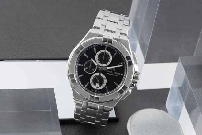  Maurice Lacroix AIKON Chronograph Stahl Quarz Herrenuhr Ref AI 1018-SS002-330-1 