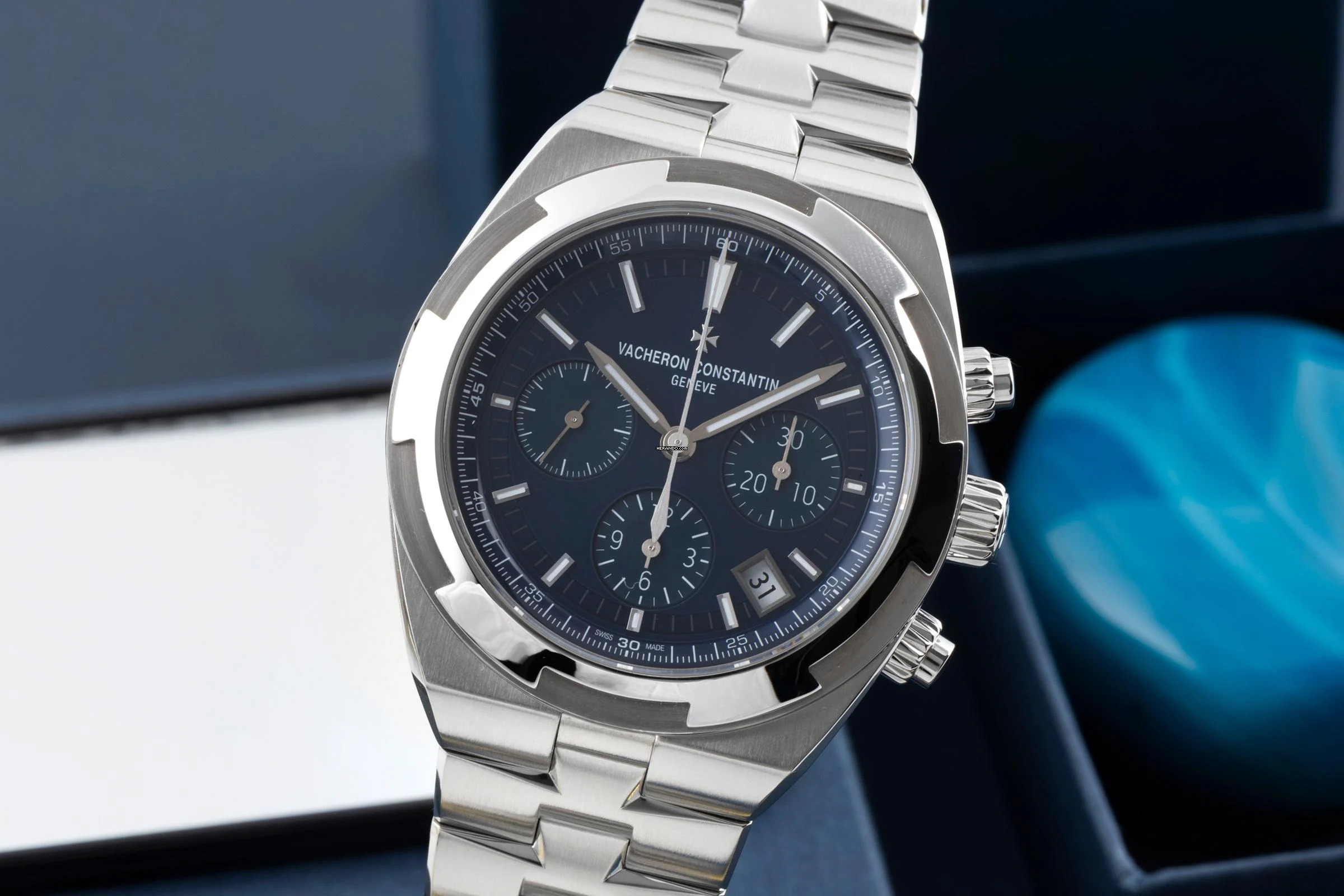  Vacheron Constantin Overseas Chronograph Stahl Automatik Ref. 5500V/110A-B148 