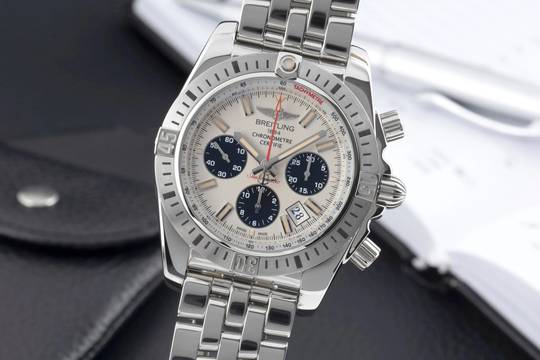  Breitling Chronomat 44 Airborne Chronograph Automatik Ref. AB01154G/G786 B&P 