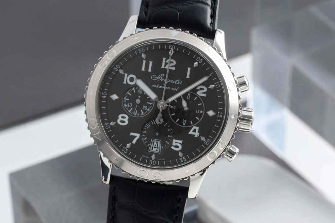  Breguet Type XX - XXI - XXII Flyback Chronograph Automatik Stahl Herrenuhr Ref 3810ST/92/9ZU 