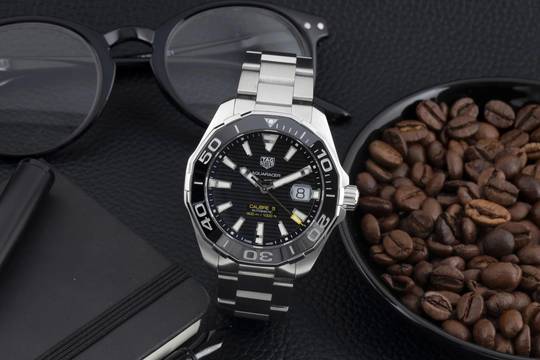  TAG Heuer Aquaracer 300M Stahl Automatik Herrenuhr Ref. WAY201A.BA0927 B&P 2018 