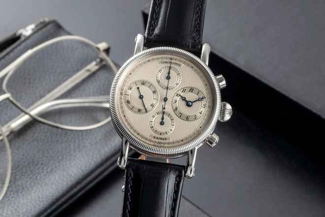  Chronoswiss Kairos Chronograph Stahl Automatik Herrenuhr Ref. CH 7523 