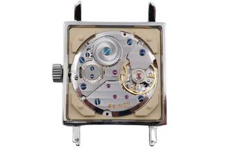 Thumbnail von NOMOS Tetra 27 Glashütte Tetra 27 Edelstahl Handaufzug Herrenuhr Ref. 401 Klassiker