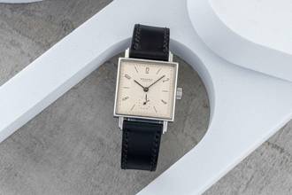 Thumbnail von NOMOS Tetra 27 Glashütte Tetra 27 Edelstahl Handaufzug Herrenuhr Ref. 401 Klassiker