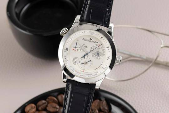 Jaeger-LeCoultre Master Geographic Stahl Automatik Ref. Q1508420 147.8.57.S B&P 