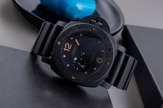 Thumbnail von Panerai Luminor Submersible 1950 3 Days Automatic Carbon Automatik Herrenuhr Ref. PAM00616 B&P 2018