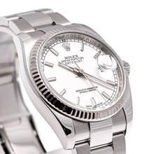 Thumbnail von Rolex Datejust 36 White Roman Dial – 116234 – like NEW – 11/2015 Full Set Lc100