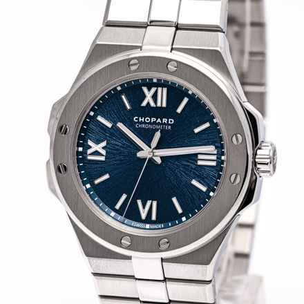  Chopard Alpine Eagle 36 Blue – 298601-3001 – like NEW – 06/2022 Full Set 