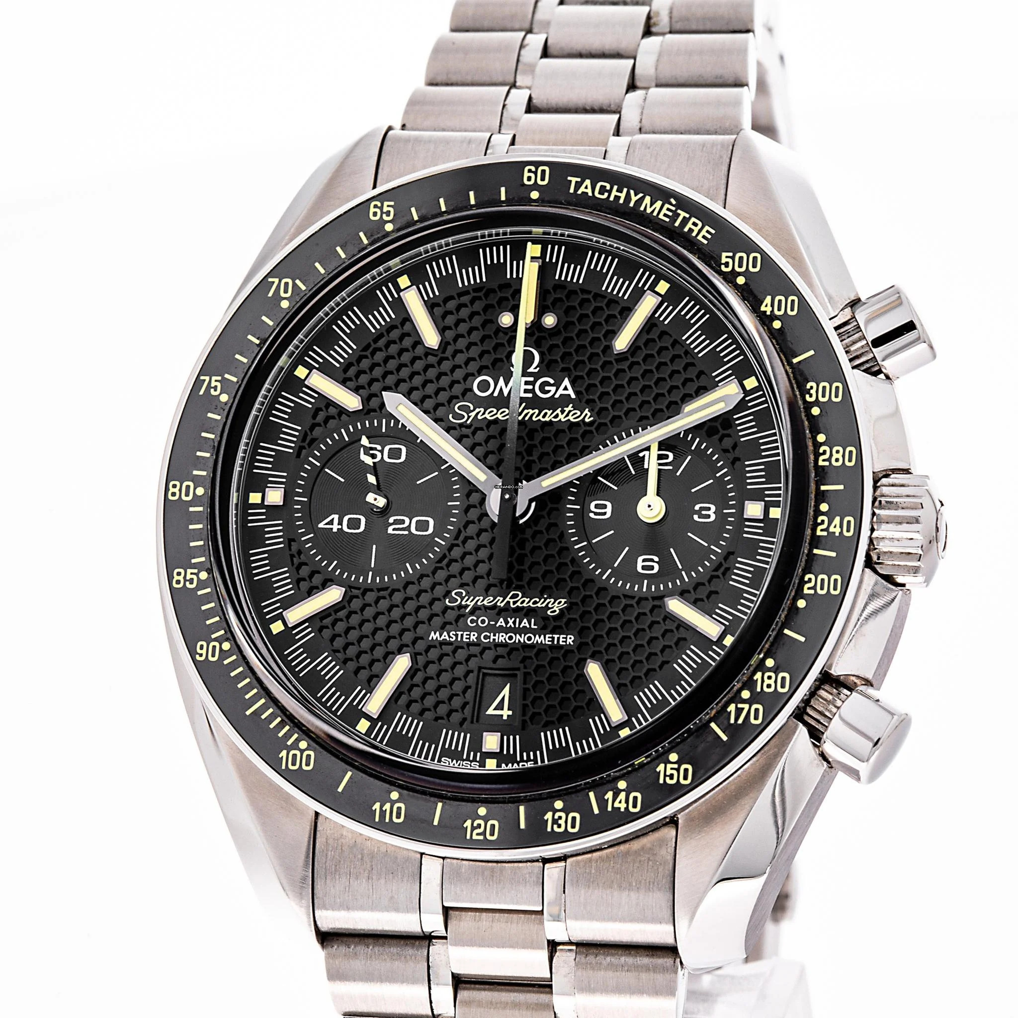 Omega Speedmaster Super Racing 44 – 329.30.44.51.01.003 – like NEW – 10/2024 Full Set