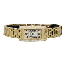 Thumbnail von Cartier Tank Américaine Lady 18K.Gold Ref.1710 Factory set Diamonds Full Serviced