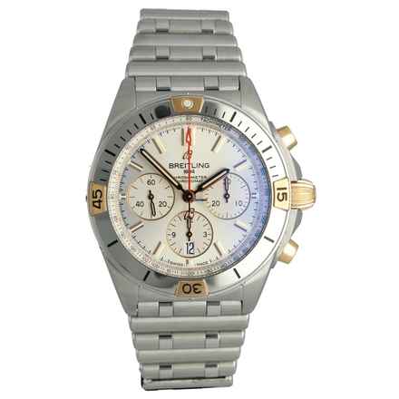  Breitling Chronomat 42 B01 42 IB0134 Silver Index 