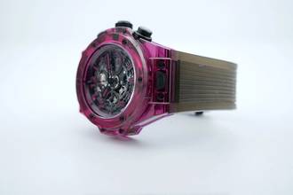Thumbnail von Hublot Big Bang Unico 45mm Red Sapphire - With Box And Papers - With Additional Hublot Velcro Strap - 24 Months Warranty - 411.JR.4901.RT