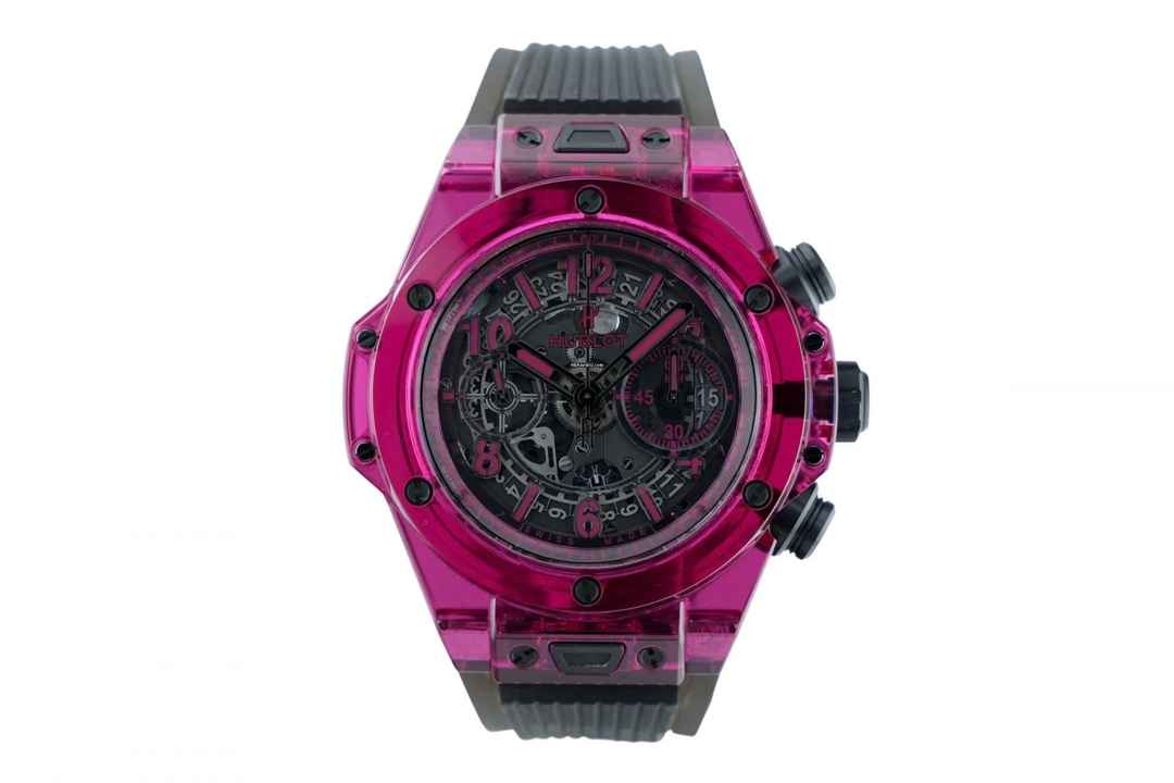  Hublot Big Bang Unico 45mm Red Sapphire - With Box And Papers - With Additional Hublot Velcro Strap - 24 Months Warranty - 411.JR.4901.RT 