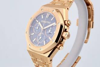 Thumbnail von Audemars Piguet Royal Oak Chronograph 38mm Chronograph In Rose Gold - Blue Dial - 26715OR.OO.1356OR.01 2025