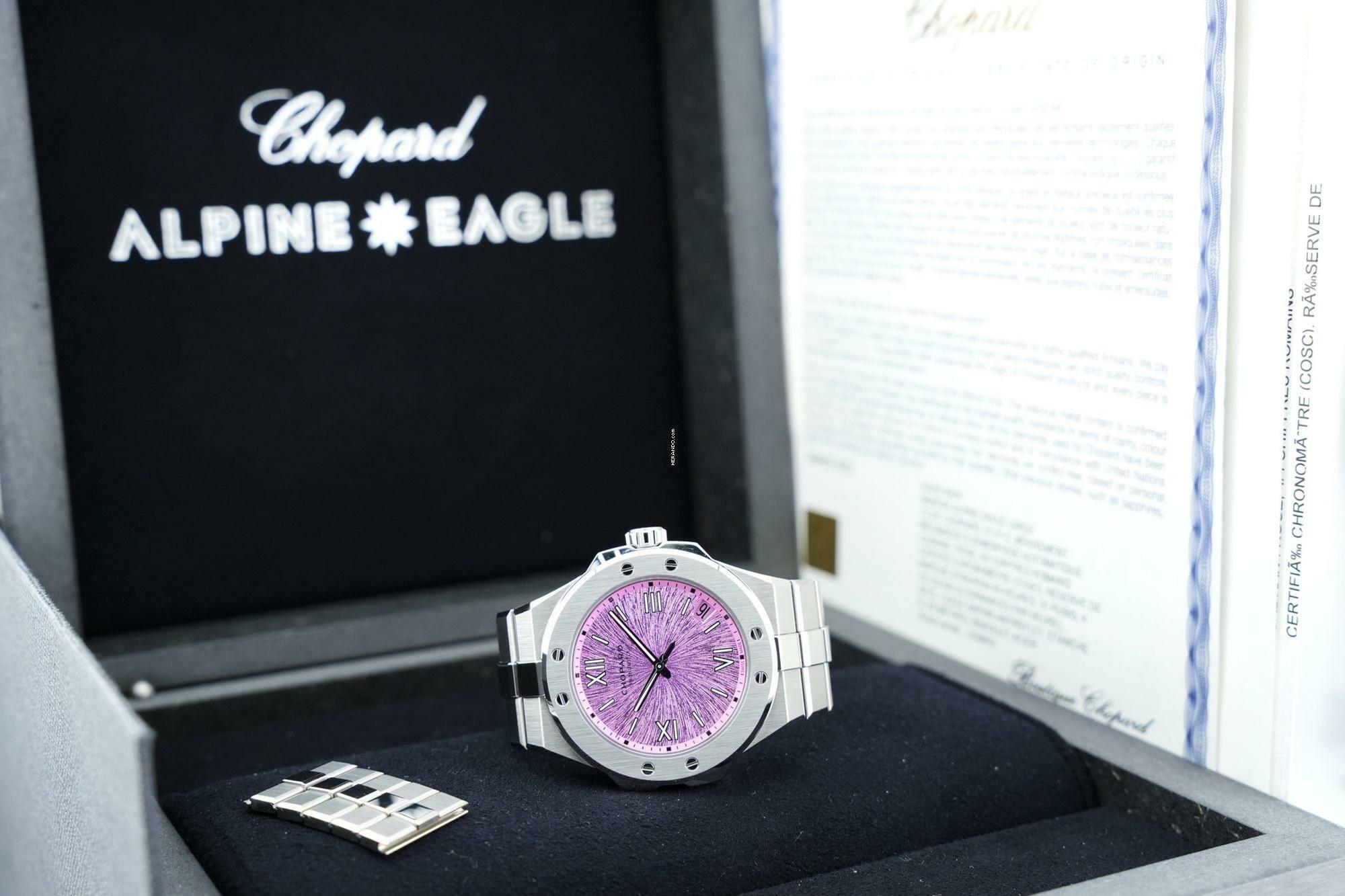 Thumbnail von Chopard Alpine Eagle 41mm - Pink Dial - 298600-3022 2025