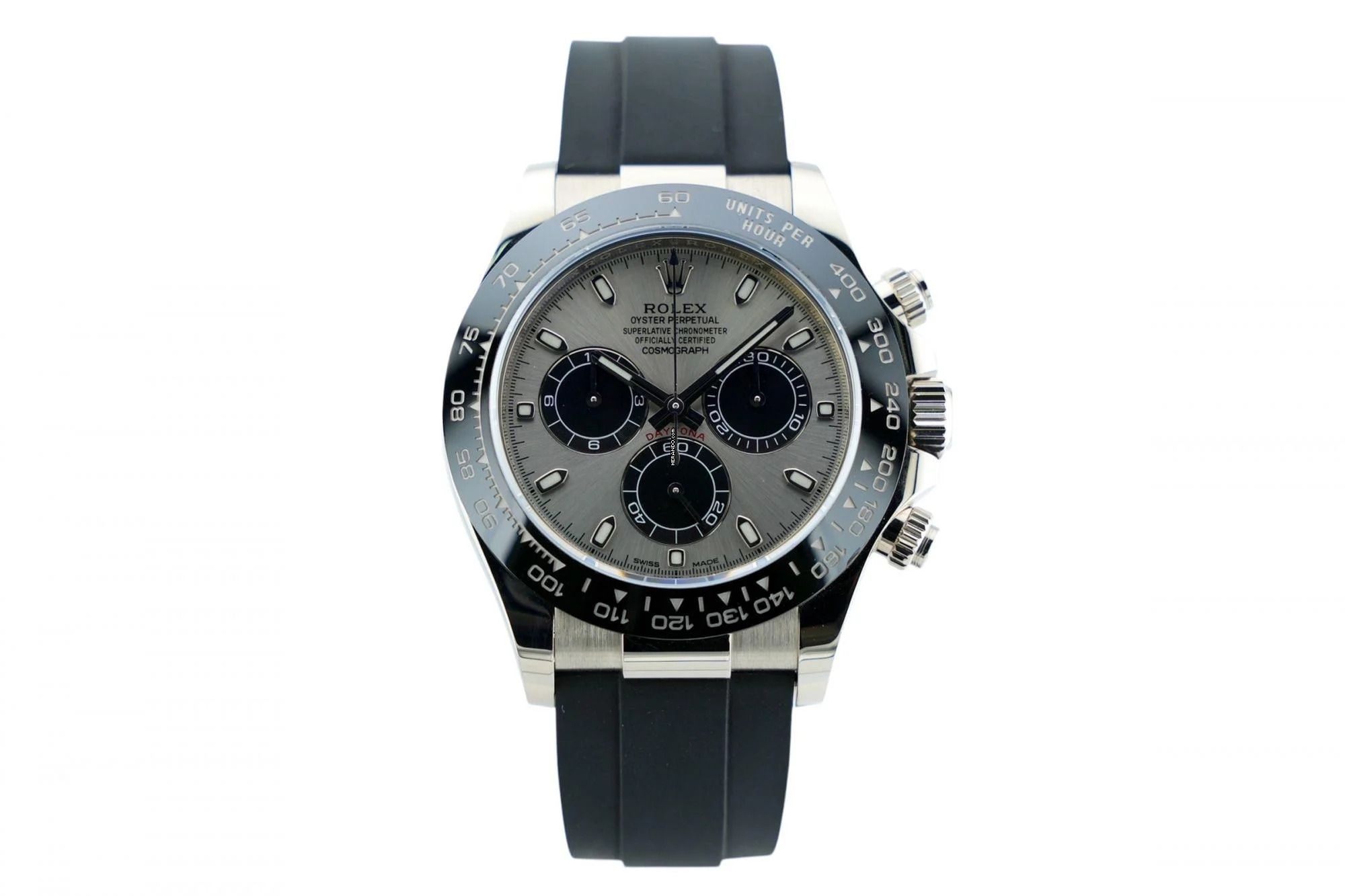  Rolex Daytona Oysterflex White Gold Ghost 40MM - Official Rolex Service 01/26 - 116519LN 