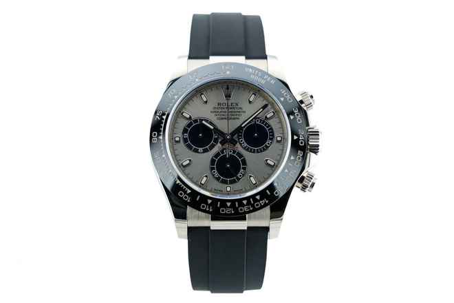  Rolex Daytona Oysterflex White Gold Ghost 40MM - Official Rolex Service 01/26 - 116519LN 