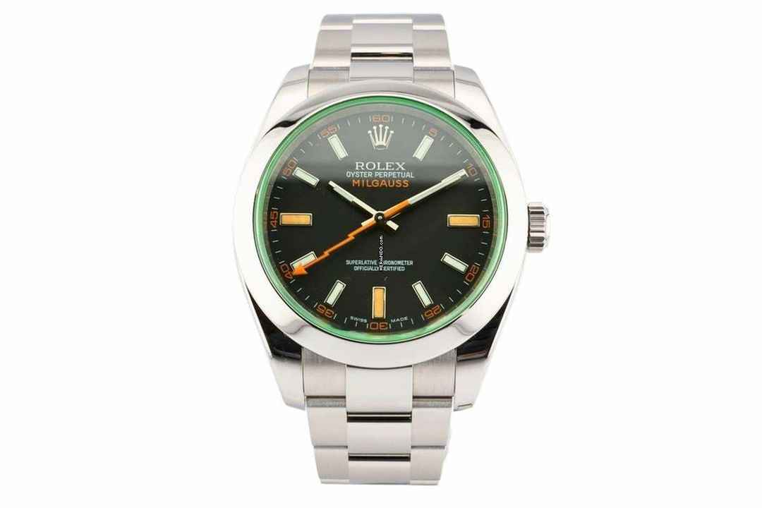  Rolex Milgauss Black Dial - Green Sapphire Crystal - 116400GV 2008 