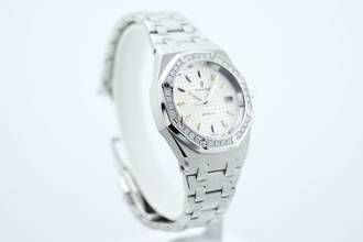 Thumbnail von Audemars Piguet Royal Oak Lady Diamond Bezel - 24 Months Warranty 77321ST.ZZ.1230ST.01 2009