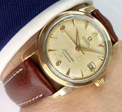 Thumbnail von Omega Seamaster Calendar Automatic Automatik Vintage Rose Gold Plated 2849 2849