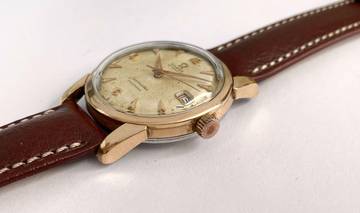 Thumbnail von Omega Seamaster Calendar Automatic Automatik Vintage Rose Gold Plated 2849 2849