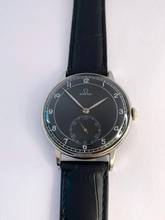 Thumbnail von Omega Serviced Oversize Jumbo 37mm Vintage Black Restored Sector Dial 2319 2319