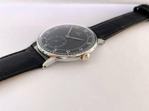 Thumbnail von Omega Serviced Oversize Jumbo 37mm Vintage Black Restored Sector Dial 2319 2319