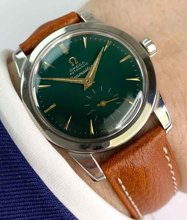  Omega Seamaster Automatic Automatik Vintage Custom Green Dial Bumper Serviced 2766 2766 