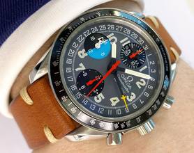 Thumbnail von Omega Speedmaster Serviced Speedmaster Vintage Automatic Automatik Triple Date MK40 3820 3820
