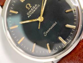 Thumbnail von Omega Seamaster Serviced Seamaster Automatic Automatik Vintage Black Restored Dial 165001 165001