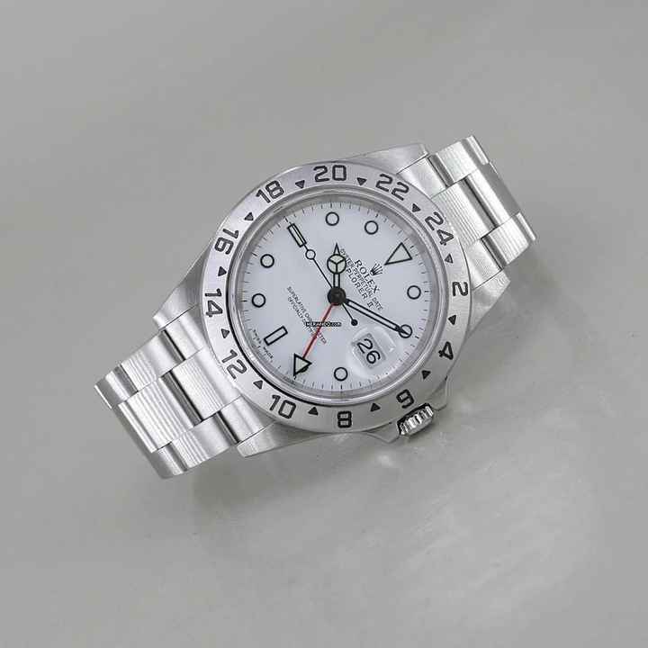 Rolex Explorer II Ø 40 mm Automatik Chronometer weisses Zifferblatt 