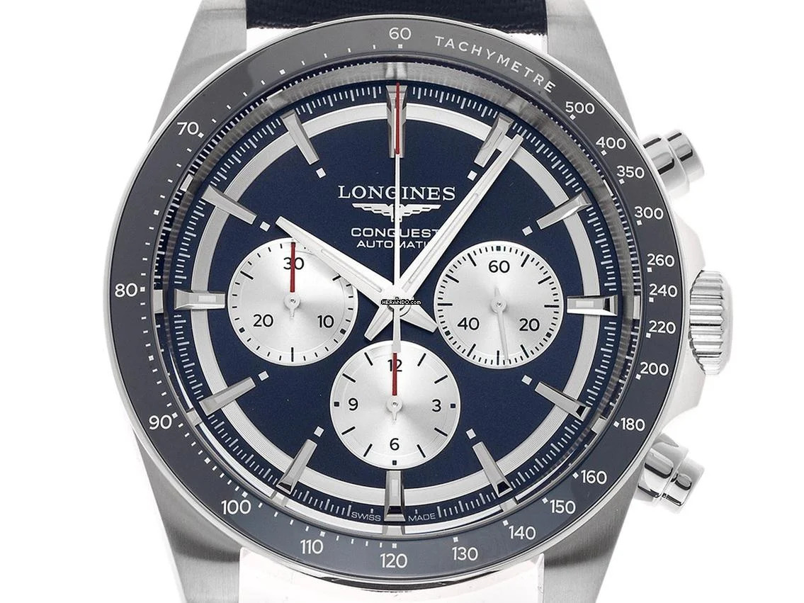  Longines Conquest Marco Odermatt Ref.L3.835.4.91.2 2024 Full Set Ungetragen Conquest Chronograph Marco Odermatt Limited Edition 