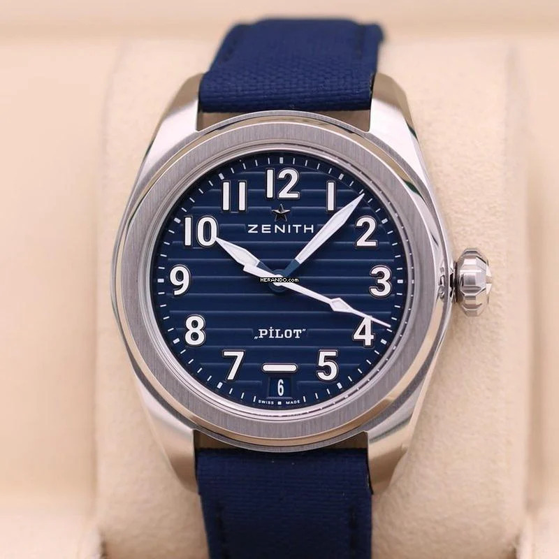  Zenith Pilot AUTOMATIC NEW FULL SET 