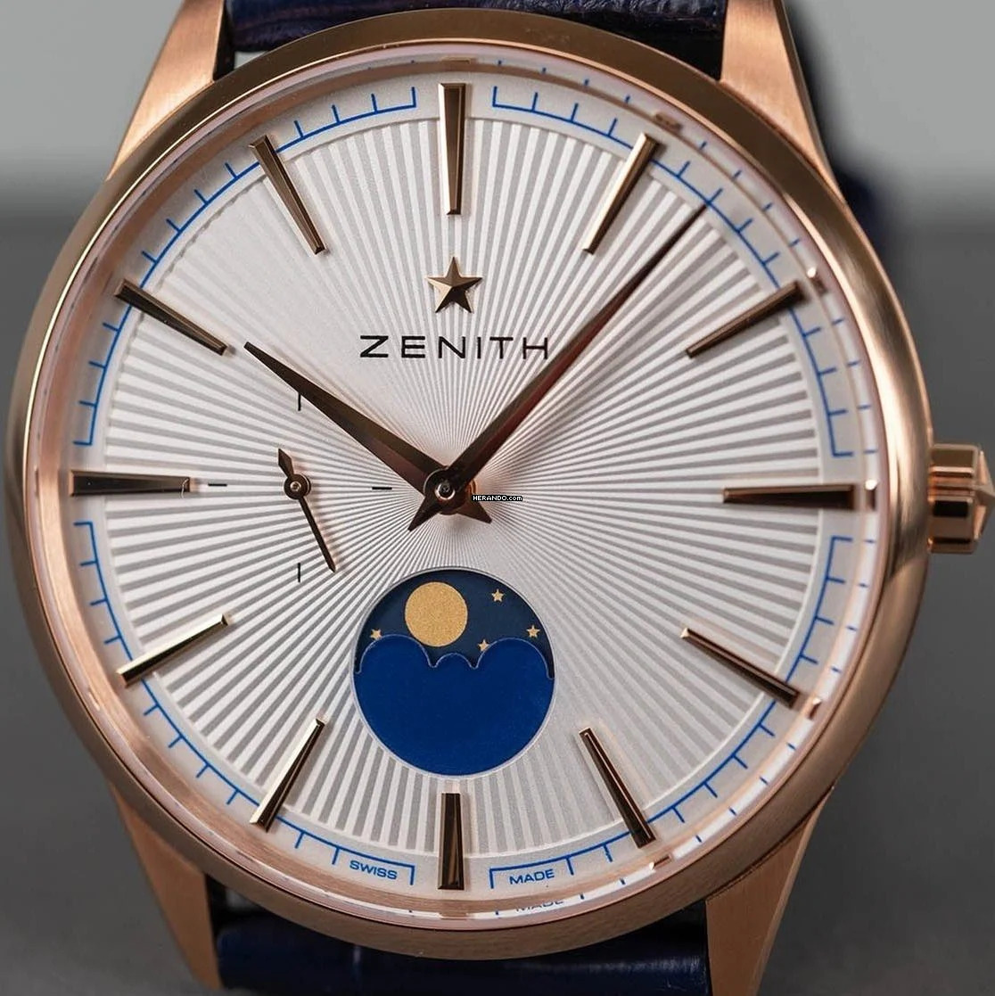  Zenith Elite Moonphase NEW FULL SET 