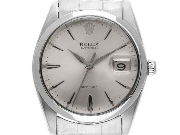  Rolex Oysterdate Precision open 6/9 Ref.6694 1964 Box&Beschreibung sehr gut Vintage Oysterdate Precision open 6/9 