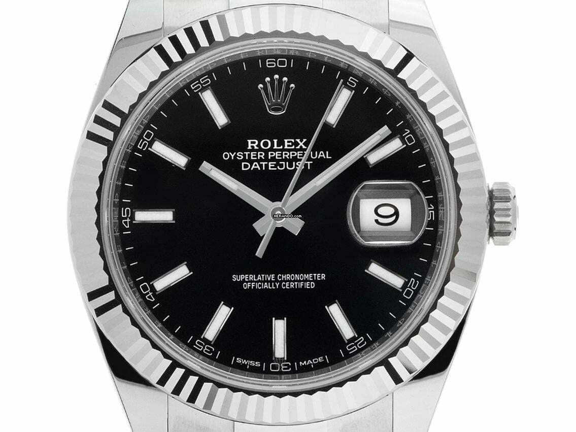 Rolex Datejust 41 Ref.126334 2018 Full Set wie Neu Datejust