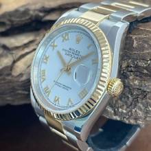 Thumbnail von Rolex Datejust 36 Datejust 36 White Roman - FULLSET 2022 LC100 - Ref. 126233