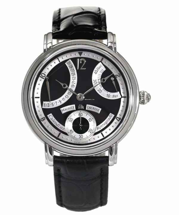  Maurice Lacroix Masterpiece Calendar Retrograde 43 mm Ref. MP7068-SS001-390 
