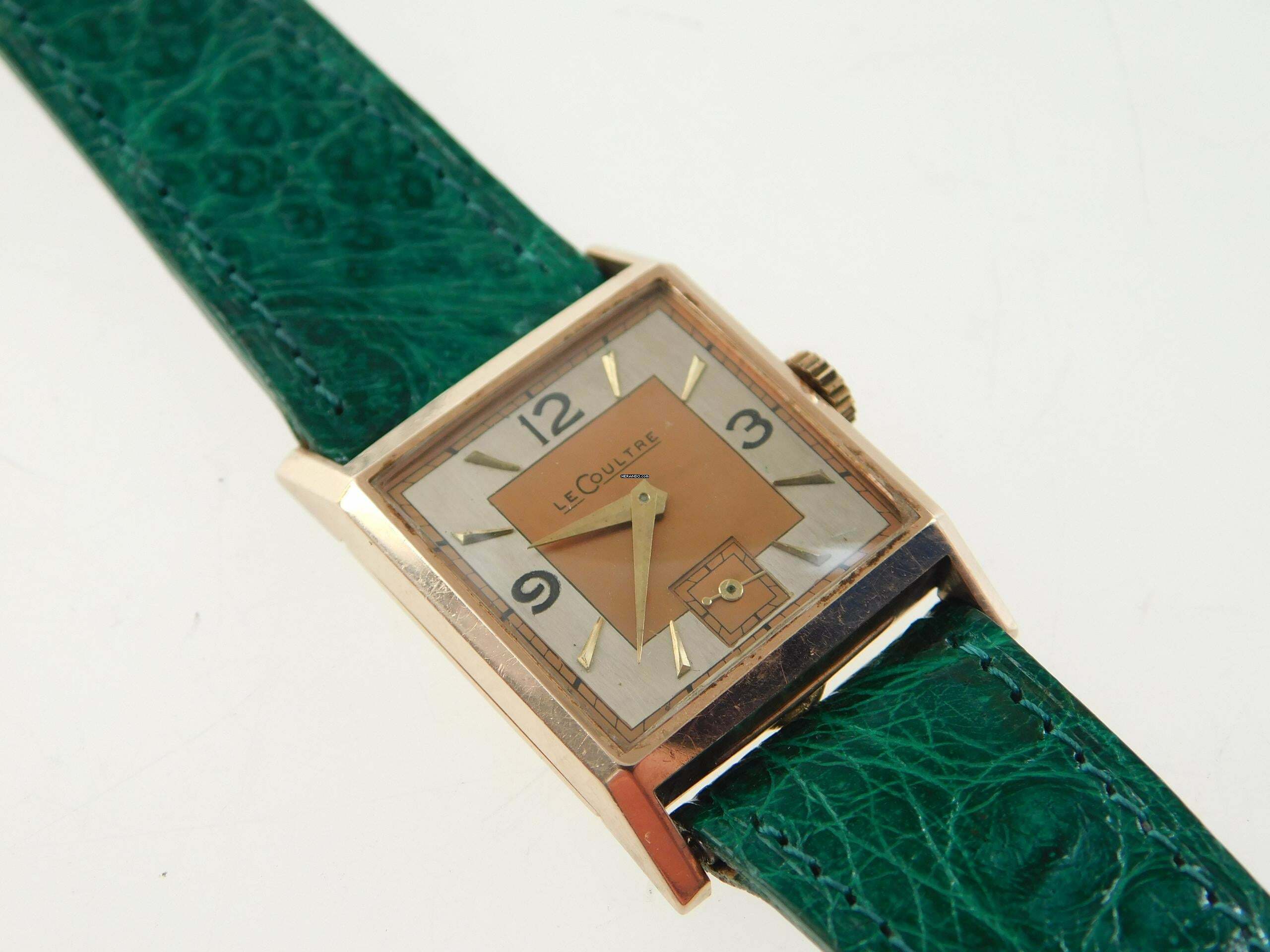Jaeger-LeCoultre Classic Le Coultre - Rare Vintage 18K Pink Gold - Classic Watch Kaliber 428/2 frühe Le Coultre Herrenuhr