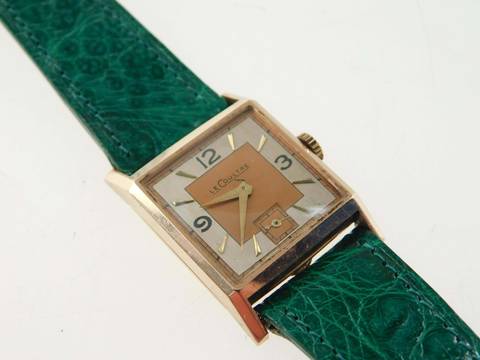  Jaeger-LeCoultre Classic Le Coultre - Rare Vintage 18K Pink Gold - Classic Watch Kaliber 428/2 frühe Le Coultre Herrenuhr 