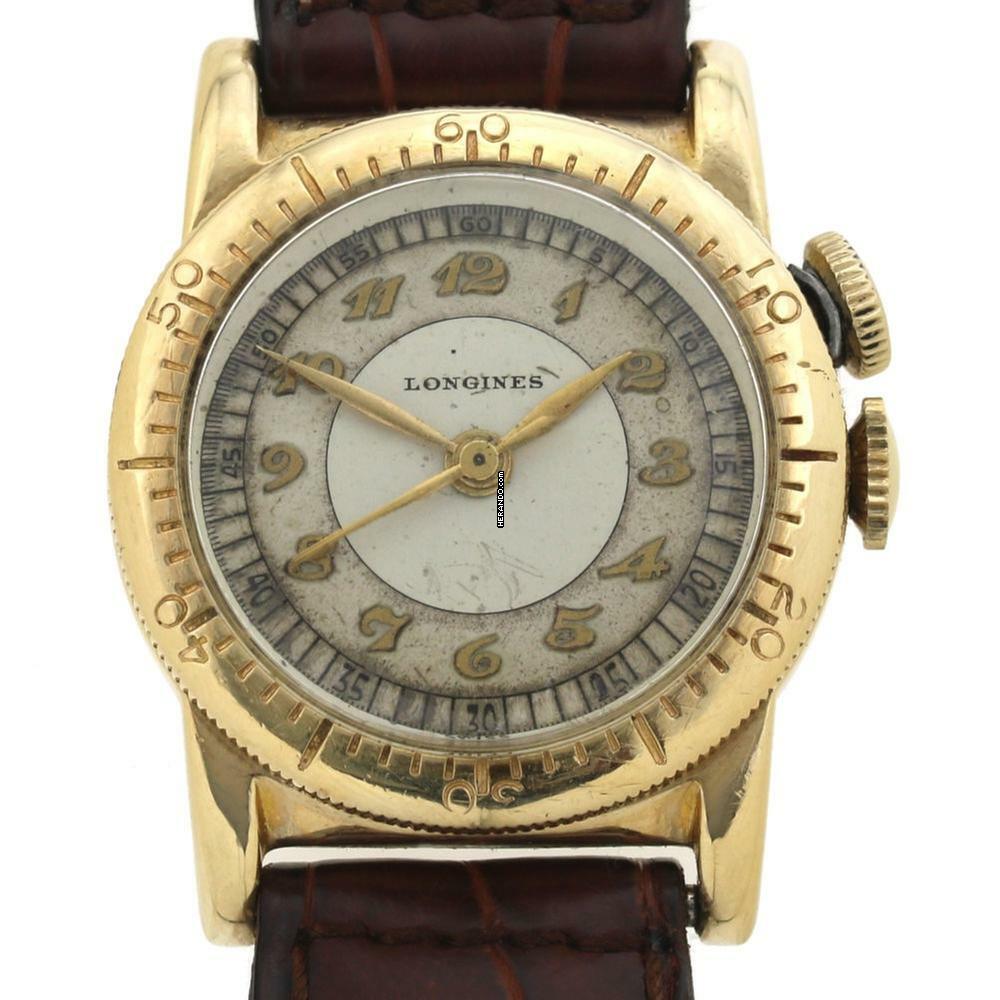 Thumbnail von Longines Weems Military Navigation Watch solid gold