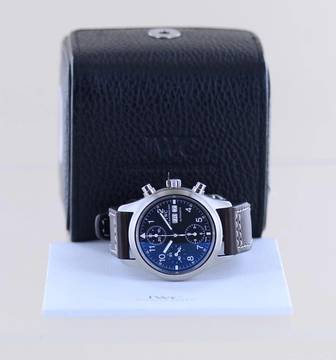  IWC Fliegeruhr Chronograph Der Fliegerchronograph schwarz Day Date black Pilot Klassiker 