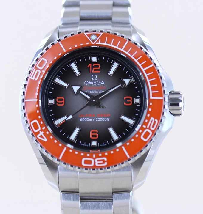  Omega Seamaster Ultra Deep 6000M Planet Ocean Ultra Deep O‑MEGASTEEL 45,5mm 6000 Meter Diver B+P 