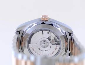 Thumbnail von Omega Seamaster Aqua Terra 150M Stahl Sedna 38 mm grey dial Roségold new B+P